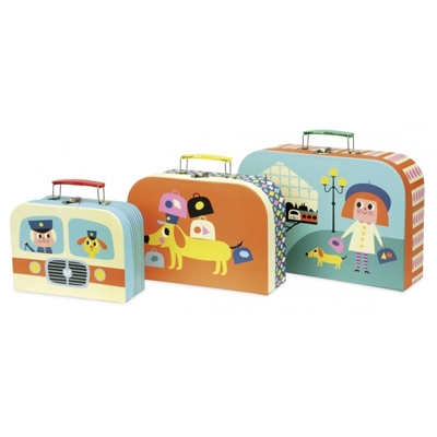 Set 3 Koffers "Mes Petits Bagages"