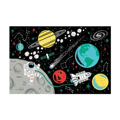Glow in the dark Puzzel Outer Space 100 st.