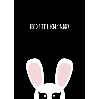 Postkaart Honey Bunny