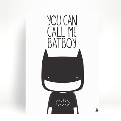 Poster You can call me Batboy A4