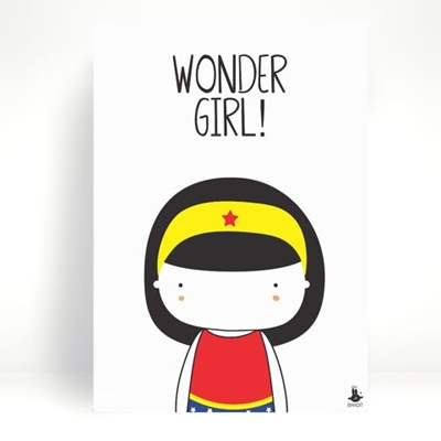 Poster Wonder Girl A3