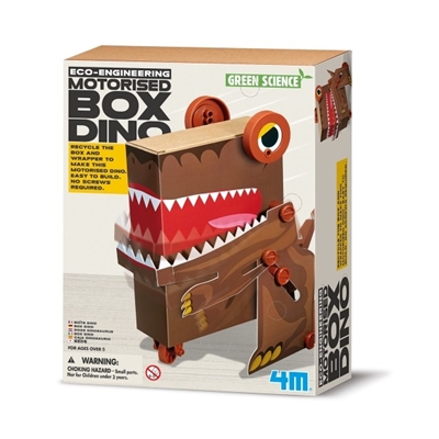 4M Zelfbouwset Gemotoriseerde BOX Dino