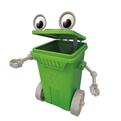 4M Zelfbouwset Gemotoriseerde Afvalbak Robot